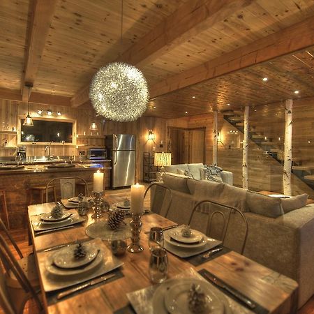Les Bouleaux - Les Chalets Spa Canada Ла Мале Екстериор снимка