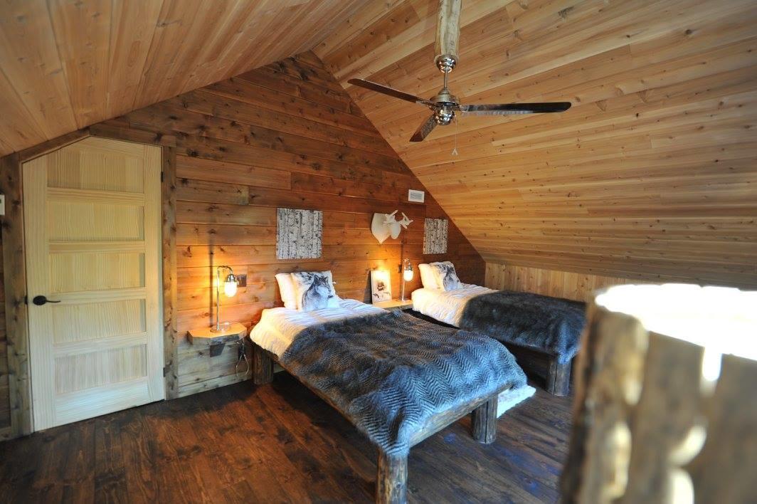 Les Bouleaux - Les Chalets Spa Canada Ла Мале Екстериор снимка