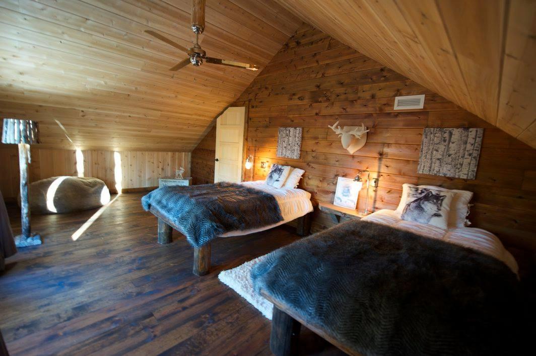 Les Bouleaux - Les Chalets Spa Canada Ла Мале Екстериор снимка