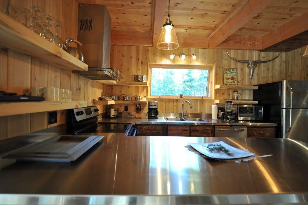 Les Bouleaux - Les Chalets Spa Canada Ла Мале Екстериор снимка