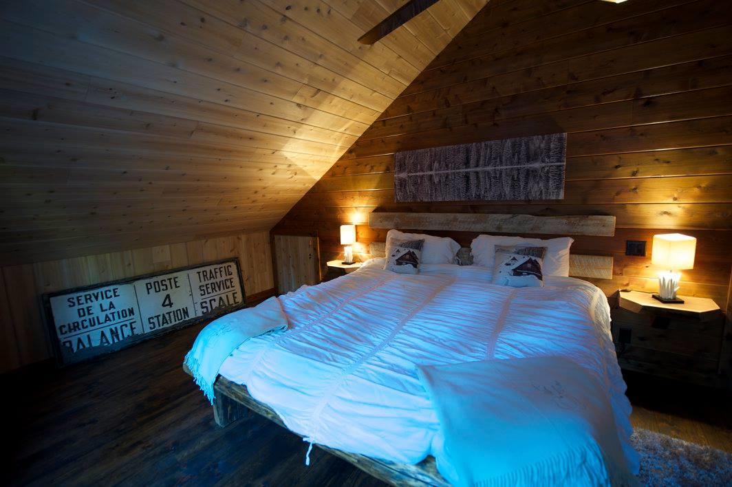 Les Bouleaux - Les Chalets Spa Canada Ла Мале Екстериор снимка