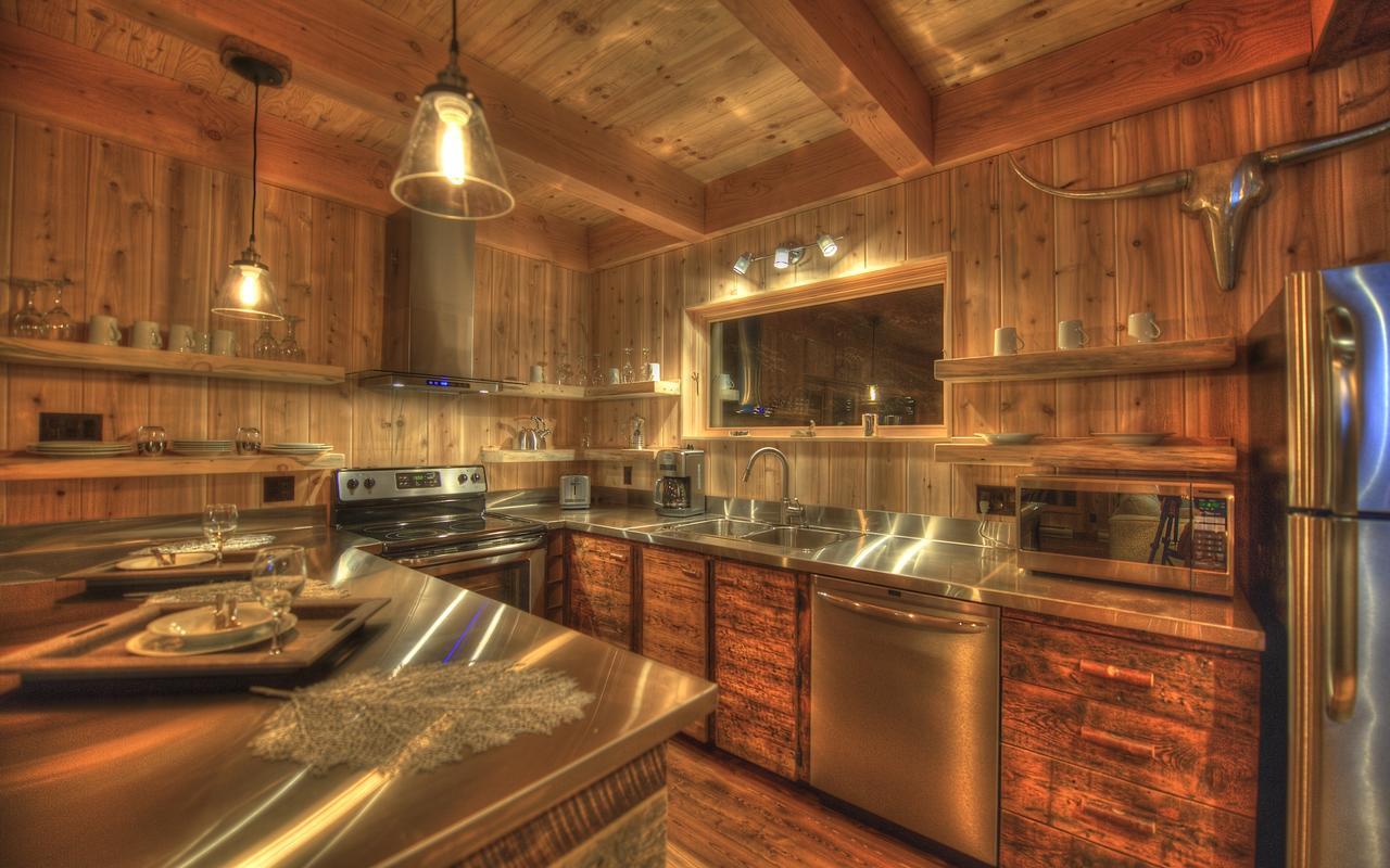 Les Bouleaux - Les Chalets Spa Canada Ла Мале Екстериор снимка